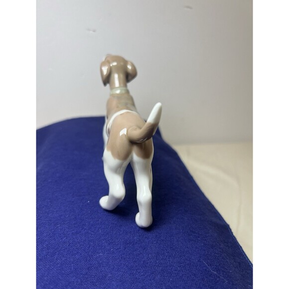 Lladro Figurine 5350 On Guard Beautiful Attentive Beagle Puppy Dog Retired - Picture 6 of 11
